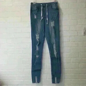 💚Cute Crop Jeans Size: S Unbranded #0024